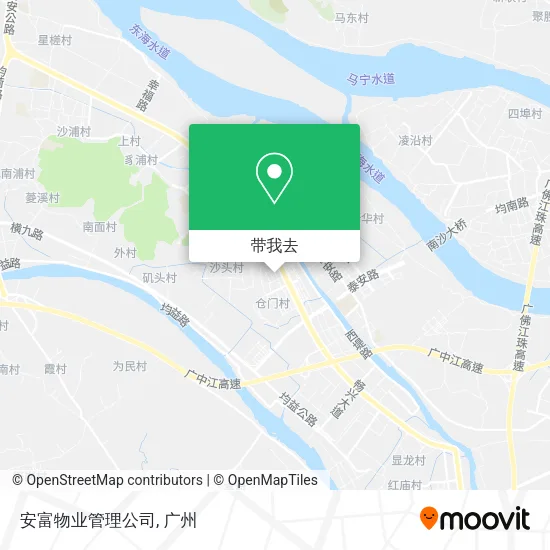 安富物业管理公司地图