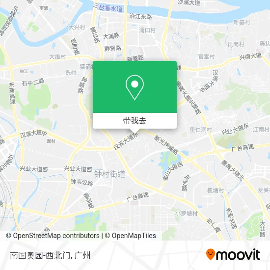 南国奥园-西北门地图