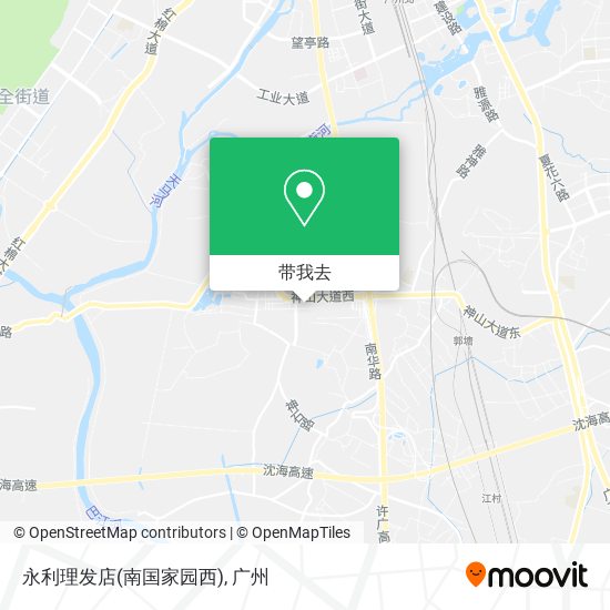 永利理发店(南国家园西)地图