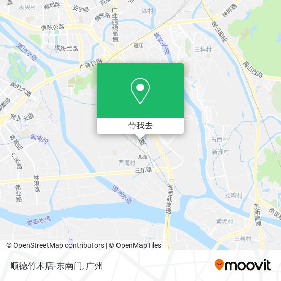 顺德竹木店-东南门地图