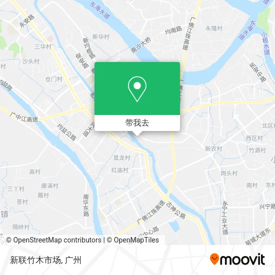 新联竹木市场地图