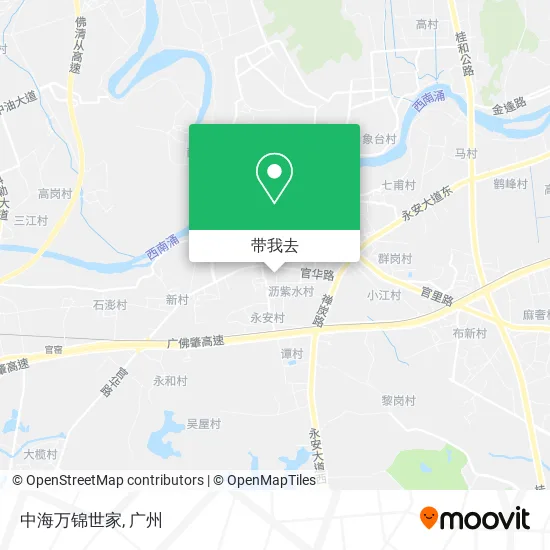 中海万锦世家地图