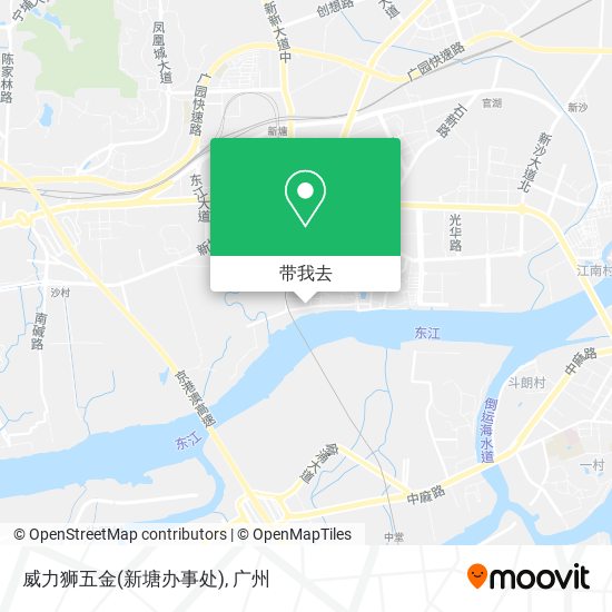 威力狮五金(新塘办事处)地图