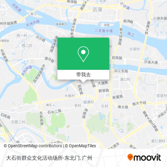 大石街群众文化活动场所-东北门地图