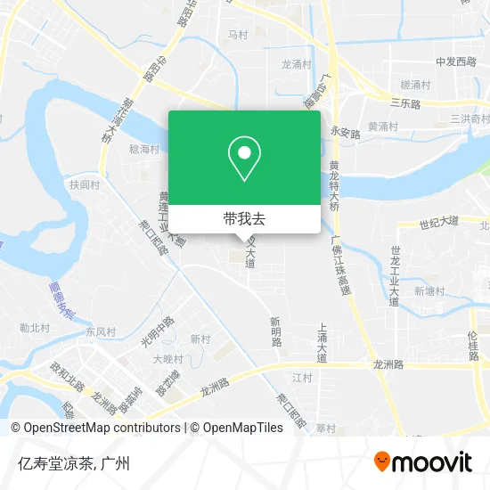亿寿堂凉茶地图