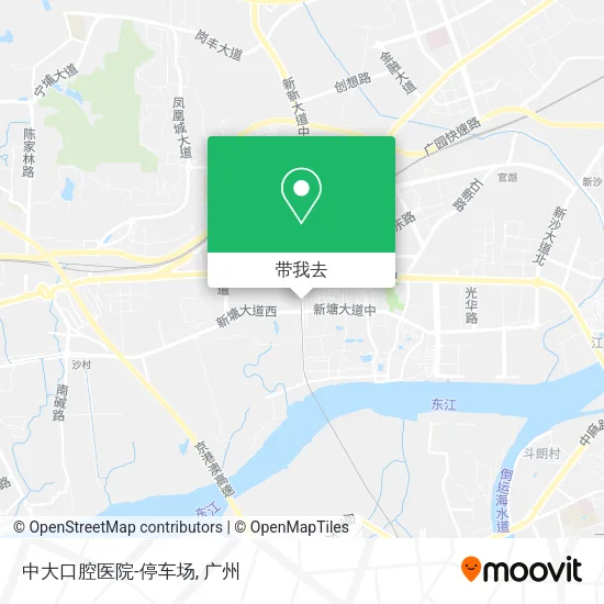 中大口腔医院-停车场地图