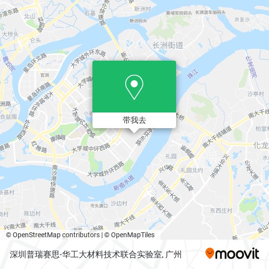深圳普瑞赛思-华工大材料技术联合实验室地图