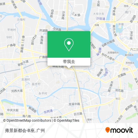 雍景新都会-B座地图