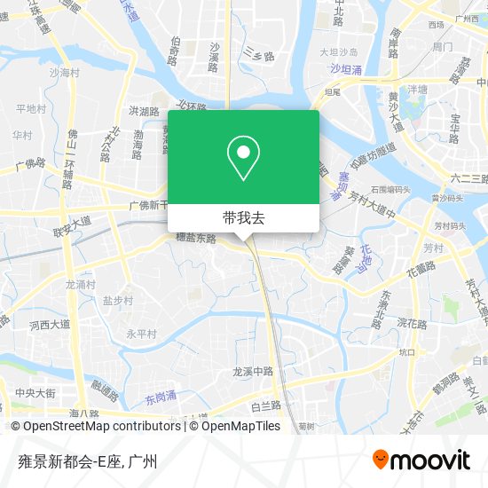 雍景新都会-E座地图