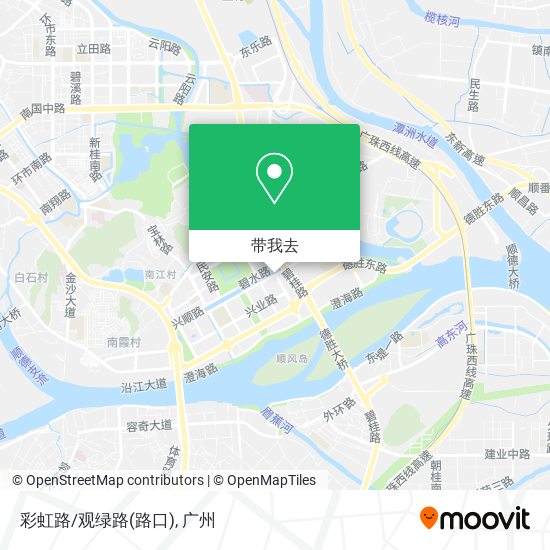 彩虹路/观绿路(路口)地图