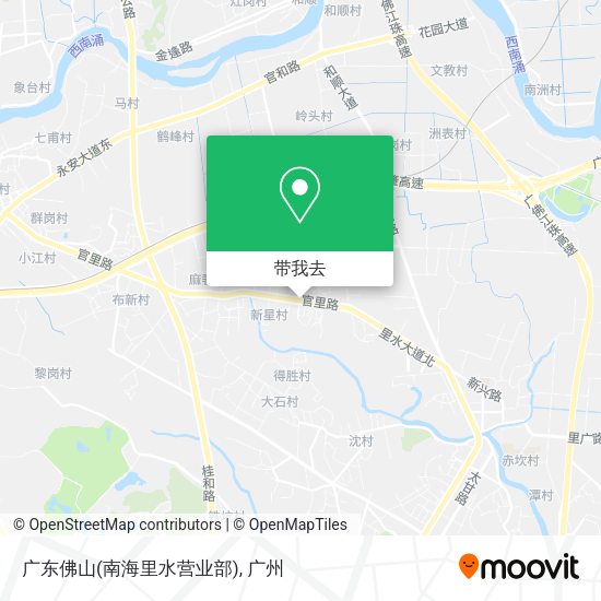 广东佛山(南海里水营业部)地图