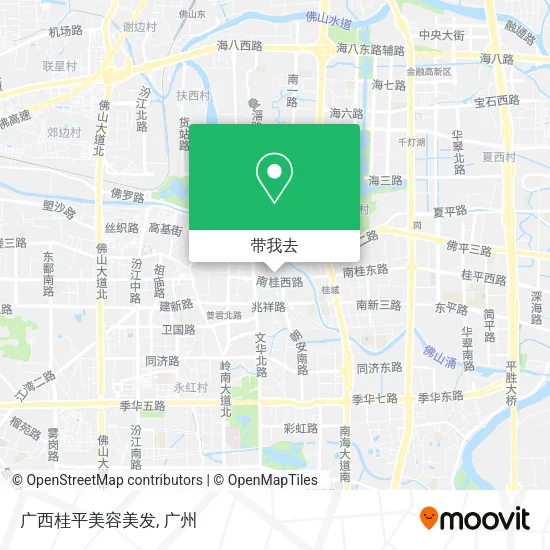 广西桂平美容美发地图