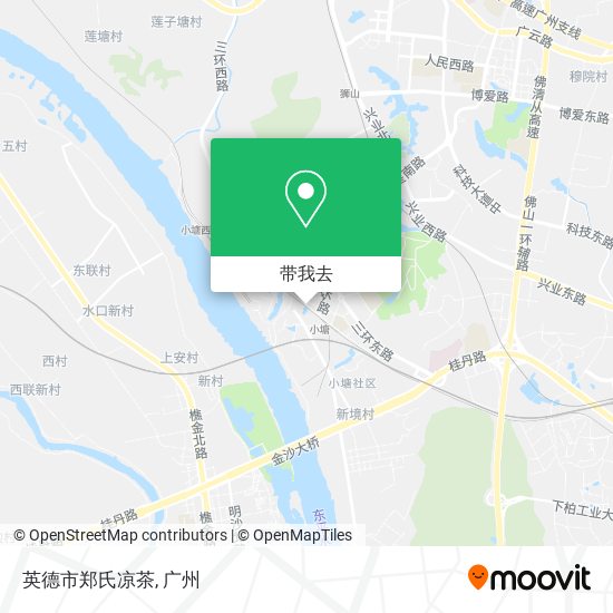英德市郑氏凉茶地图