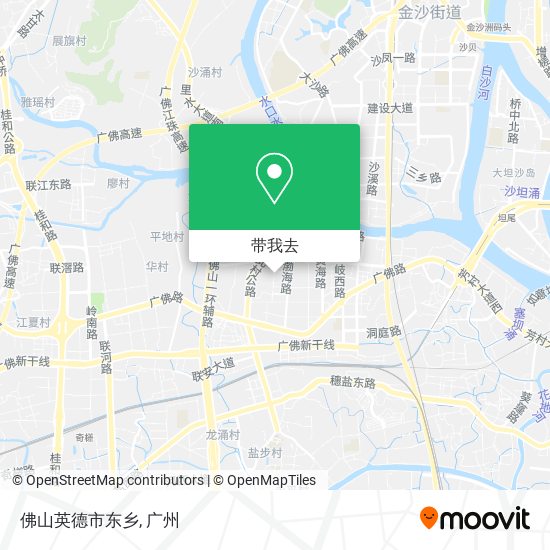 佛山英德市东乡地图