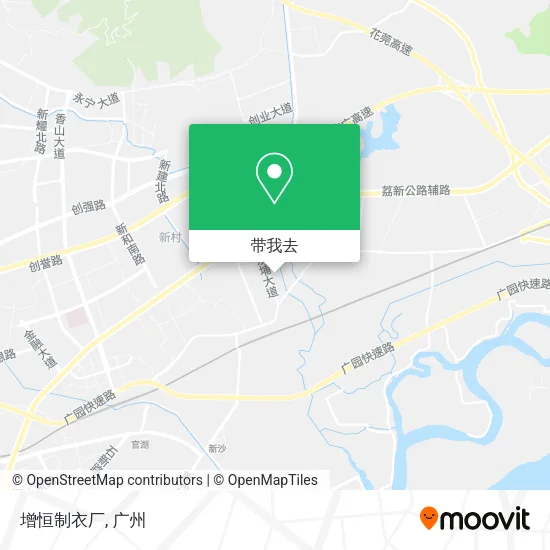 增恒制衣厂地图