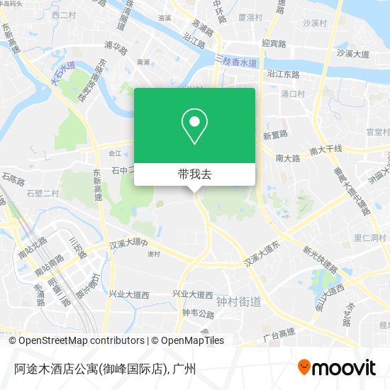 阿途木酒店公寓(御峰国际店)地图