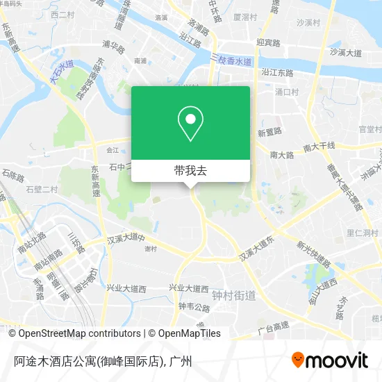阿途木酒店公寓(御峰国际店)地图