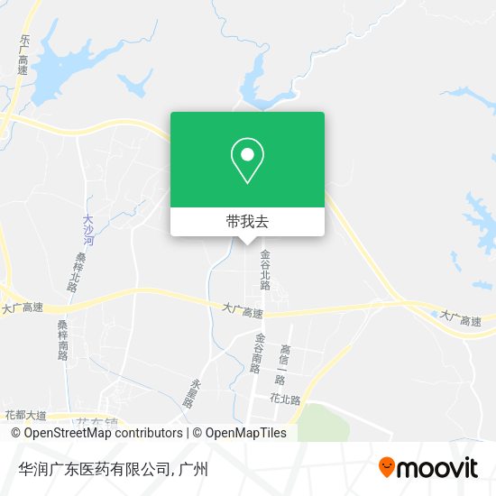 华润广东医药有限公司地图
