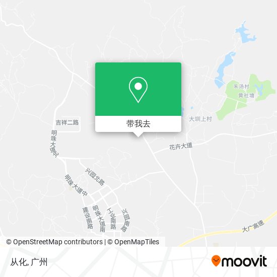 从化地图