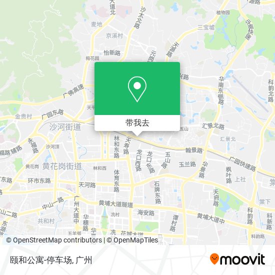 颐和公寓-停车场地图