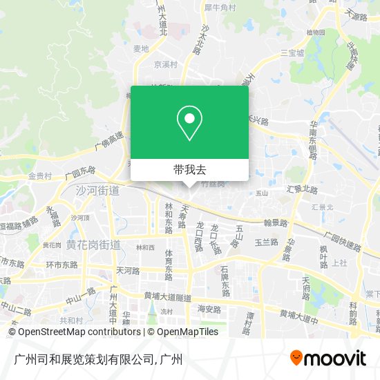 广州司和展览策划有限公司地图