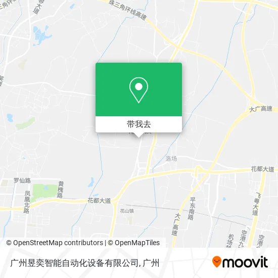 广州昱奕智能自动化设备有限公司地图