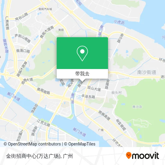 金街招商中心(万达广场)地图