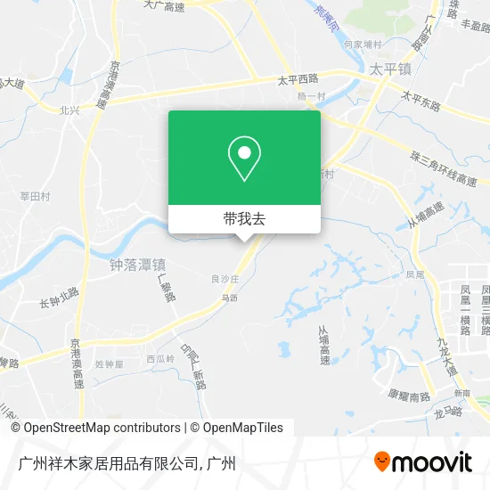 广州祥木家居用品有限公司地图