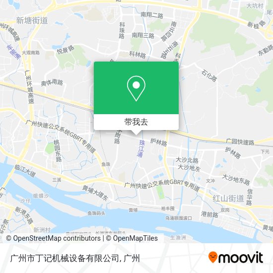 广州市丁记机械设备有限公司地图