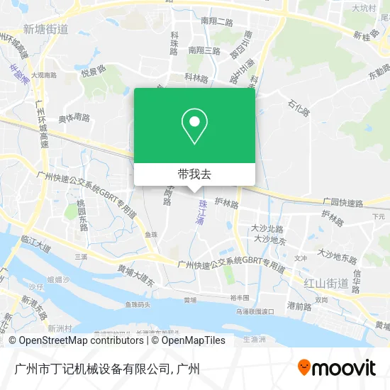 广州市丁记机械设备有限公司地图