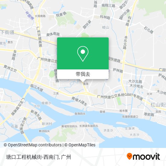 塘口工程机械街-西南门地图