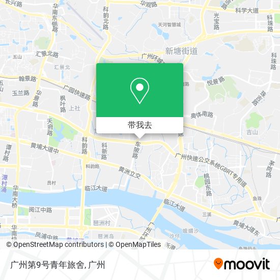 广州第9号青年旅舍地图