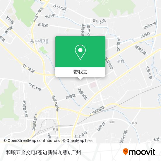 和顺五金交电(苍边新街九巷)地图