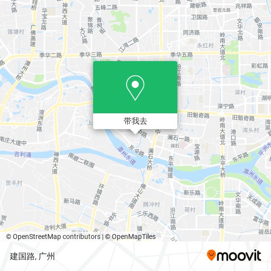 建国路地图