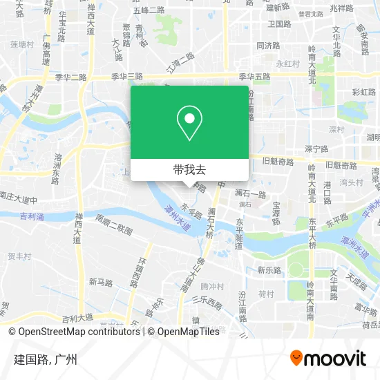 建国路地图
