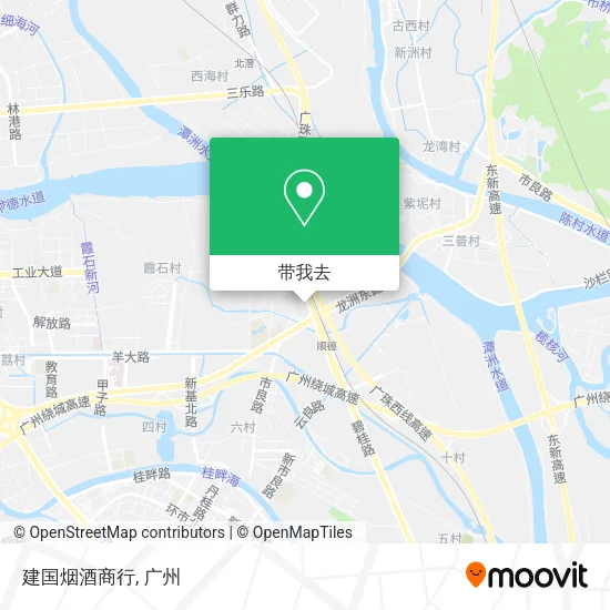 建国烟酒商行地图