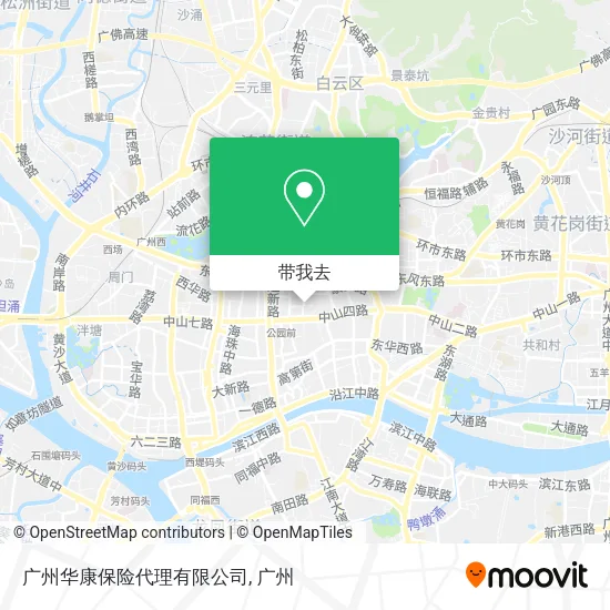 广州华康保险代理有限公司地图