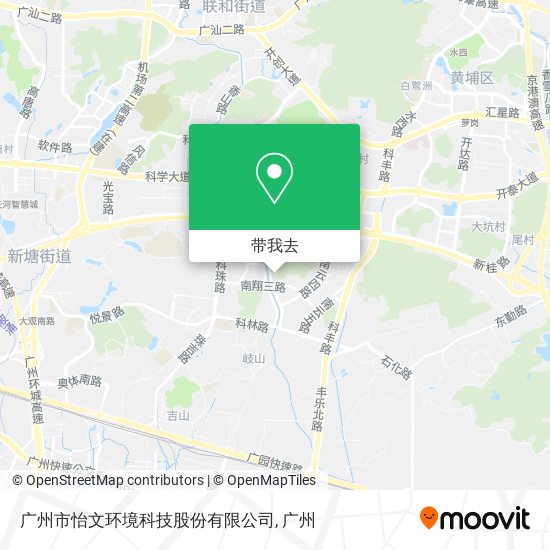 广州市怡文环境科技股份有限公司地图