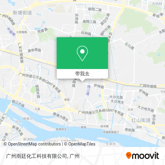 广州雨廷化工科技有限公司地图