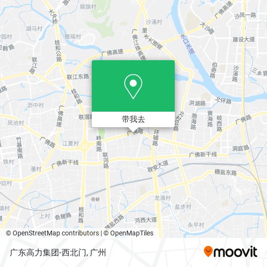 广东高力集团-西北门地图