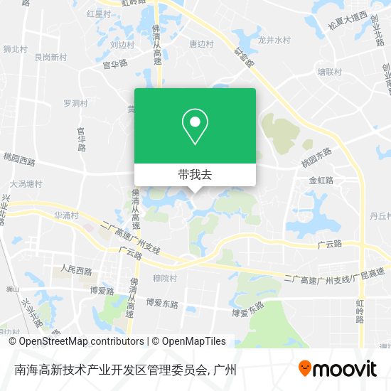 南海高新技术产业开发区管理委员会地图