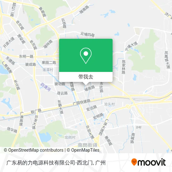 广东易的力电源科技有限公司-西北门地图