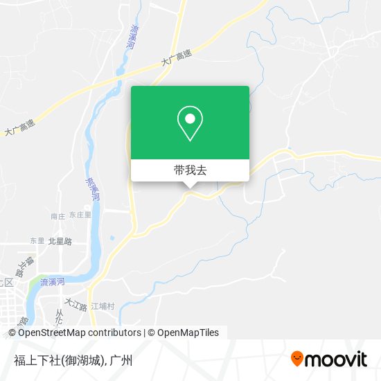 福上下社(御湖城)地图