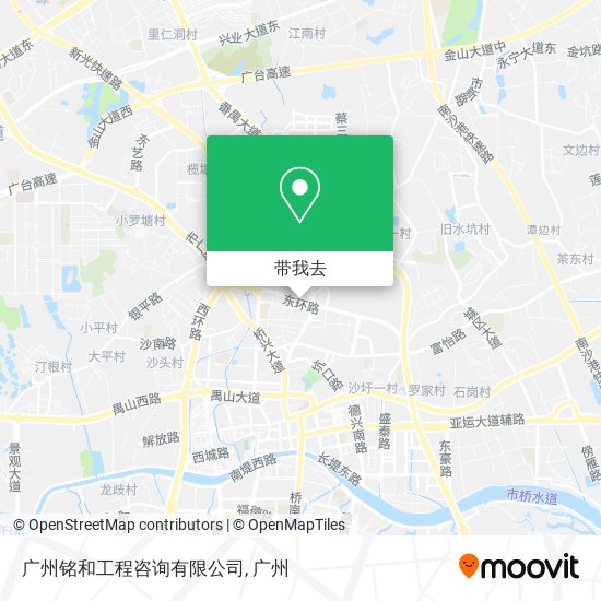 广州铭和工程咨询有限公司地图