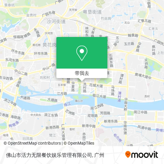 佛山市活力无限餐饮娱乐管理有限公司地图