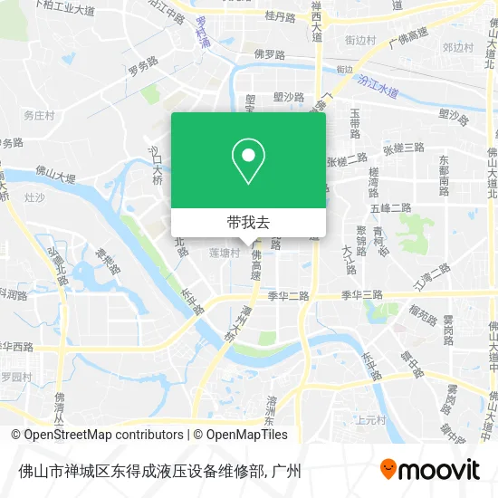 佛山市禅城区东得成液压设备维修部地图