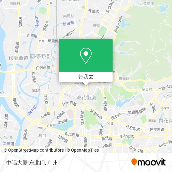 中唱大厦-东北门地图