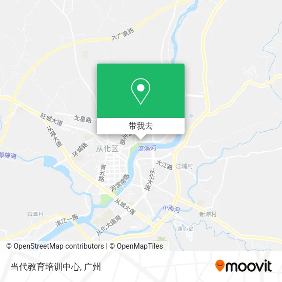 当代教育培训中心地图