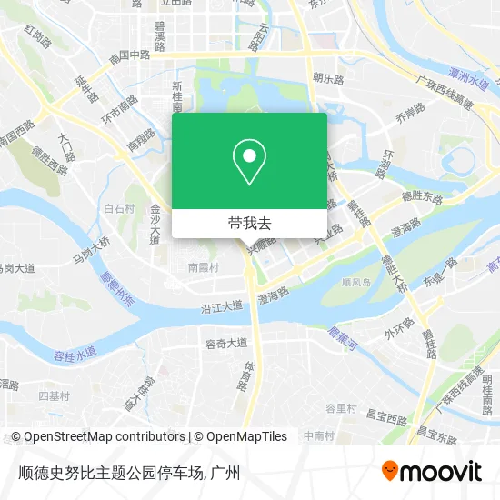 顺德史努比主题公园停车场地图