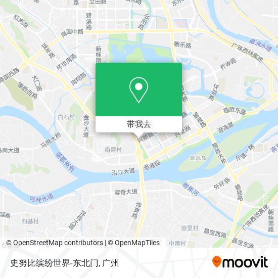 史努比缤纷世界-东北门地图
